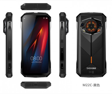 Смартфон Doogee S PUNK 6.58" 6/256ГБ, 2SIM, 10800мА•год, чорний-10-зображення