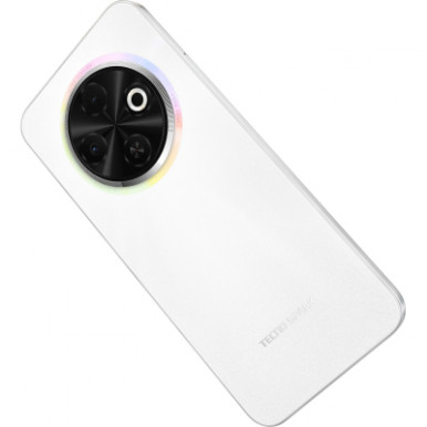 Смартфон TECNO Spark 30C (KL5n) 6.67" 6/128ГБ, 2SIM, 5000мА•год, Orbit White-14-зображення
