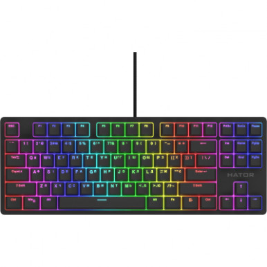 Клавиатура Hator Rockfall 2 Optica TKL Black USB Black (HTK-730)-6-изображение
