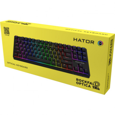 Клавиатура Hator Rockfall 2 Optica TKL Black USB Black (HTK-730)-11-изображение