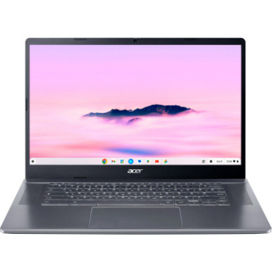 Ноутбук Acer Chromebook Plus CB515-2H 15" FHD IPS, Intel i5-1235U, 16GB, F512GB, UMA, ChromeOS, сірий-10-зображення