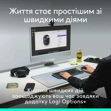 Мишка Logitech POP Mouse With Emoji Bluetooth Graphite (910-007412)-23-зображення