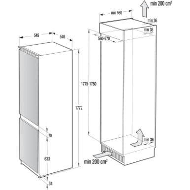 Холодильник Gorenje NRKI418EE1-34-зображення