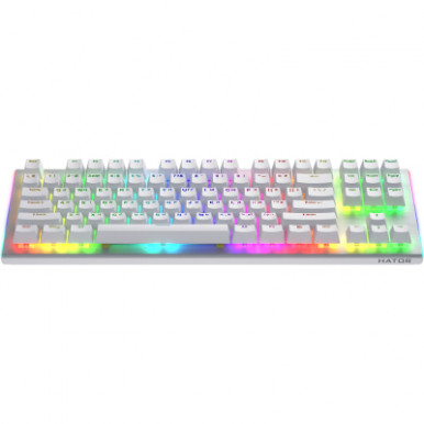 Клавіатура Hator Gravity X TKL Orange USB White (HTK551UA)-13-зображення