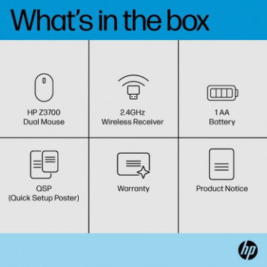 Мышка HP Z3700 Dual Wireless/Bluetooth Black (758A8AA)-11-изображение