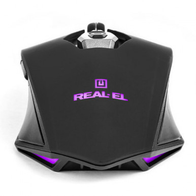 Мишка REAL-EL RM-525 Black-8-зображення
