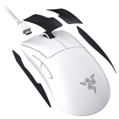 Мышь Razer Deathadder V3 Pro, USB-A/WL/BT, белый-18-изображение