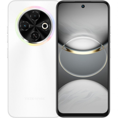 Смартфон TECNO Spark 30C (KL5n) 6.67" 8/256ГБ, 2SIM, 5000мА•год, Orbit White-10-зображення