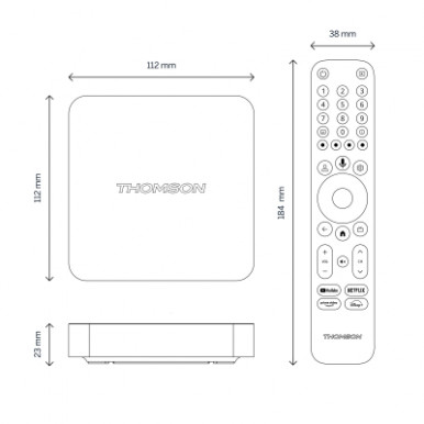Медіаплеєр THOMSON Streaming Box 240 4K UHD (223489)-6-зображення