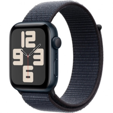 Смарт-годинник Apple Watch SE 2024 GPS 40mm Midnight Aluminium Case with Ink Sport Loop (MXEA3QH/A)-7-зображення