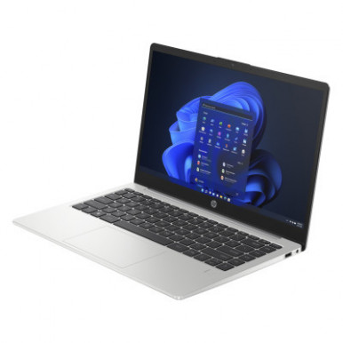 Ноутбук HP 240-G10 14" FHD IPS AG, Intel i7-1360P, 16GB, F1024GB, UMA, DOS, сріблястий-6-зображення