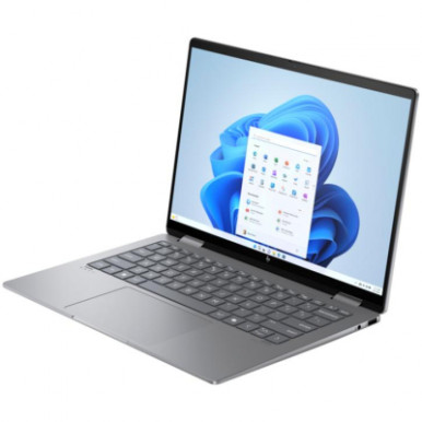 Ноутбук HP ENVY x360 14-fa0001ua 14" 2.8K OLED Touch, AMD R5-8640HS, 16GB, F1024GB, UMA, Win11, сірий-9-зображення