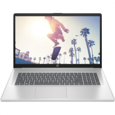 Ноутбук HP 17-cp2017ua 17.3" FHD IPS AG, AMD R5-7520U, 16GB, F1024GB, UMA, DOS, сріблястий-5-зображення