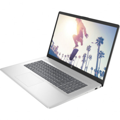 Ноутбук HP 17-cp2017ua 17.3" FHD IPS AG, AMD R5-7520U, 16GB, F1024GB, UMA, DOS, сріблястий-7-зображення