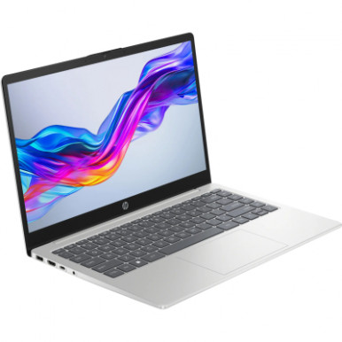 Ноутбук HP 14-ep1026ua 14" FHD IPS AG, Intel 7-150U, 16GB, F1024GB, UMA, DOS, сріблястий-8-зображення