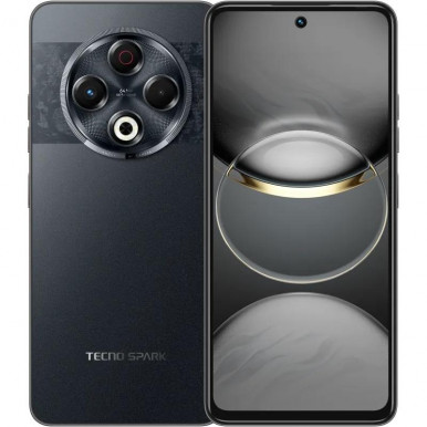 Смартфон TECNO Spark 30 (KL6) 6.78" 8/128ГБ, 2SIM, 5000мА•год, Stellar Shadow-1-зображення