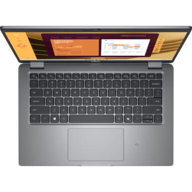 Ноутбук Dell Latitude 5450 14" FHD IPS AG, Intel U5 135U, 16GB, F512GB, UMA, Lin, сірий-12-зображення