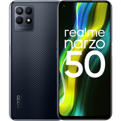 Смартфон Realme Narzo 50 4/128GB Dual Sim Black-5-изображение