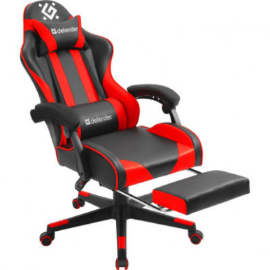 Крісло ігрове Defender Rock Black/Red (64346)-9-зображення
