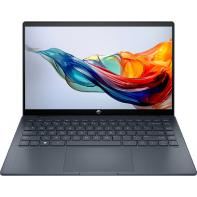 Ноутбук HP Pavilion x360 14-ek2001ua 14" FHD IPS Touch, Intel 7-150U, 16GB, F1024GB, UMA, DOS, синій-8-зображення