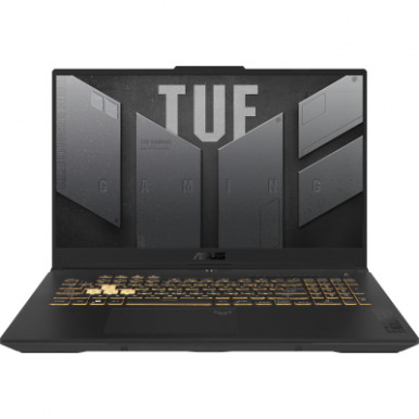 Ноутбук ASUS TUF F17 FX707VI-LL100 17.3" WQHD, Intel I7-13620H, 32GB, F1TB, NVD4070-8, NoOS, Сірий-11-зображення