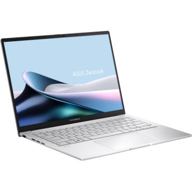 Ноутбук ASUS Zenbook 14 UX3405MA-QD054W 14" FHD OLED, Intel Ultra 7 155H, 16GB, F1TB, UMA, Win11, Сріблястий-8-зображення