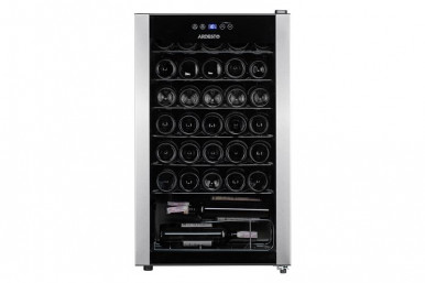 Холодильник для вина ARDESTO WCF-M34, 84.2см, 1 дв., Холод.відд. - 93л, ST, Темп.зон - 1, Чорний-14-зображення