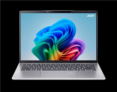 Ноутбук Acer Swift 14 AI SF14-61T 14" WUXGA IPS, AMD R9-365, 16GB, F512GB, UMA, Win11, сріблястий-10-зображення