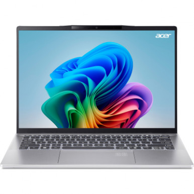 Ноутбук Acer Swift 14 AI SF14-61T 14" WUXGA IPS, AMD R9-365, 16GB, F512GB, UMA, Win11, сріблястий-9-зображення