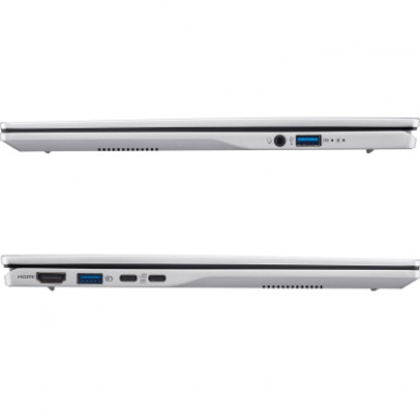 Ноутбук Acer Swift 14 AI SF14-61T 14" WUXGA IPS, AMD R9-365, 16GB, F512GB, UMA, Win11, сріблястий-14-зображення