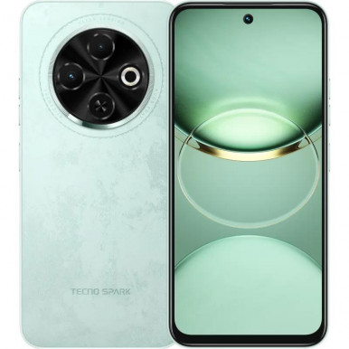 Смартфон TECNO Spark 30C (KL5n) 6.67" 6/128ГБ, 2SIM, 5000мА•год, Magic Skeen Green-1-зображення