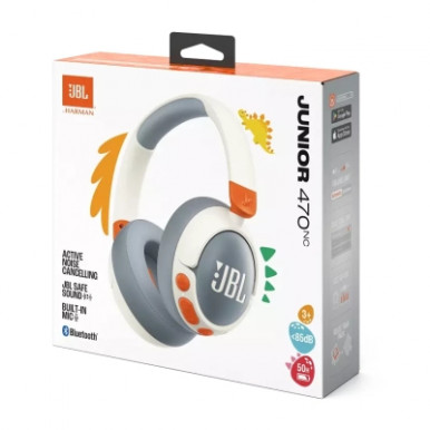 Навушники JBL JR 470 NC White (JBLJR470NCWHT)-17-зображення