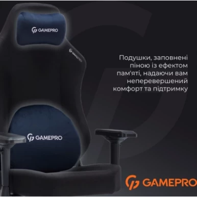 Крісло ігрове GamePro FGC750B Size L Fabric Black (FGC750B)-22-зображення