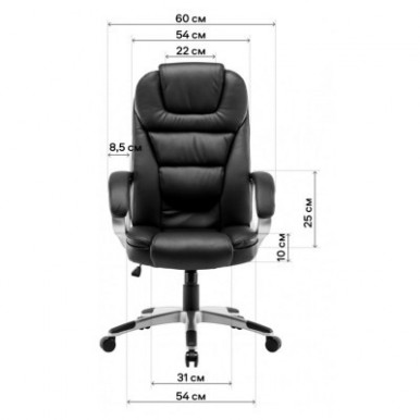 Офисное кресло GT Racer X-2852 Classic Dark Gray (X-2852 Classic Fabric Dark Gray)-15-изображение