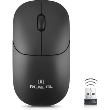 Мышка REAL-EL RM-313W Wireless Black (EL123200042)-16-изображение