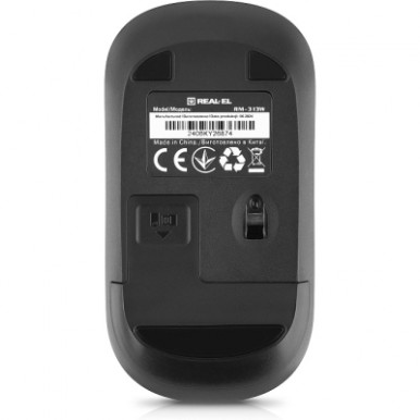 Мышка REAL-EL RM-313W Wireless Black (EL123200042)-19-изображение