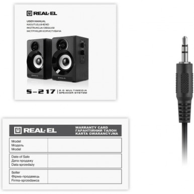 Акустична система REAL-EL S-217 Black (EL121200013)-19-зображення