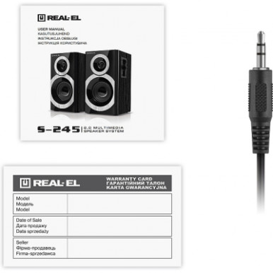 Акустична система REAL-EL S-245 Black (EL121200015)-19-зображення