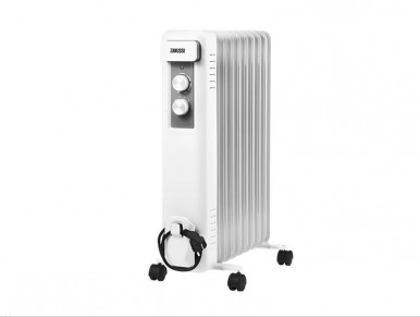 Масляный радиатор Zanussi ZOH/CS-09W 9 cекций, 2000 Вт, 25 м2, мех.упр-е-9-изображение