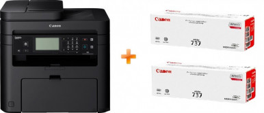 Многофункциональное устройство Canon i-SENSYS MF237w c Wi-Fi + 2 картриджа (1418C170)-10-изображение