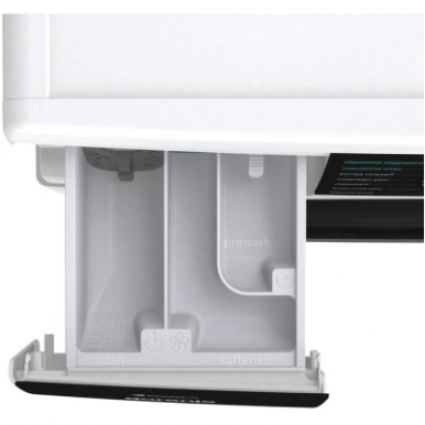 Пральна машина Gorenje фронтальна, 10кг, 1400, A+++, 60см, дисплей, інвертор, пара, Wi-Fi, підсвітка барабану, білий-16-зображення