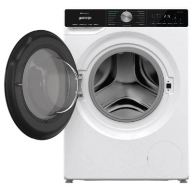 Пральна машина Gorenje фронтальна, 10кг, 1400, A+++, 60см, дисплей, інвертор, пара, Wi-Fi, підсвітка барабану, білий-19-зображення