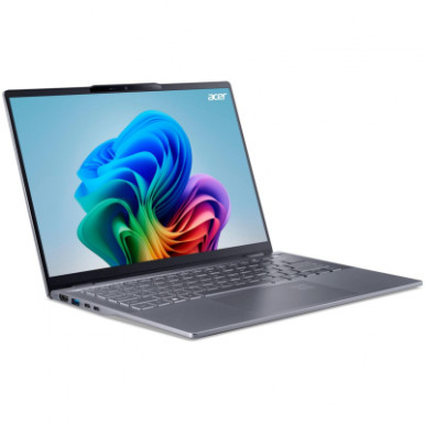 Ноутбук Acer Swift 14 AI SF14-51 14" WUXGA OLED, Intel U7-258V, 32GB, F1TB, UMA, Win11, сірий-9-зображення