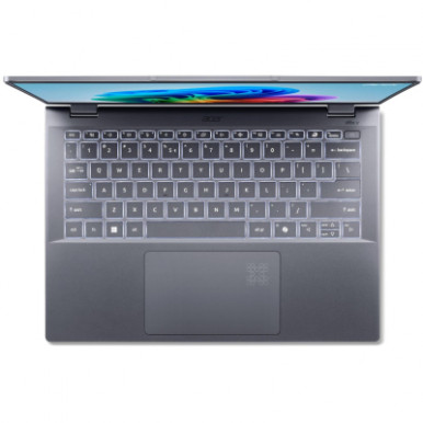 Ноутбук Acer Swift 14 AI SF14-51 14" WUXGA OLED, Intel U7-258V, 32GB, F1TB, UMA, Win11, сірий-11-зображення