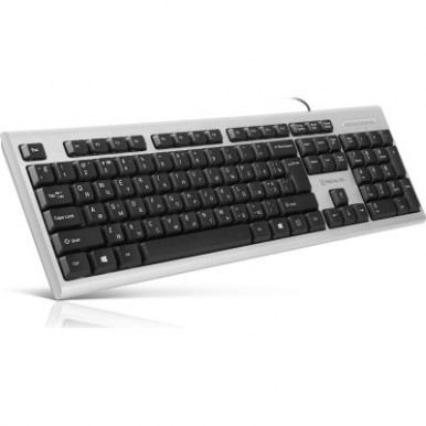 Клавіатура REAL-EL 507 Standard USB Silver-11-зображення
