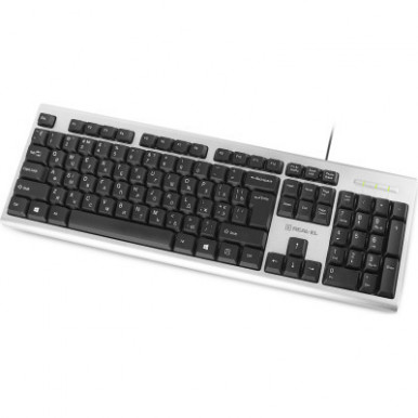 Клавіатура REAL-EL 507 Standard USB Silver-15-зображення