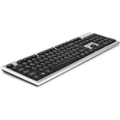 Клавіатура REAL-EL 507 Standard USB Silver-16-зображення