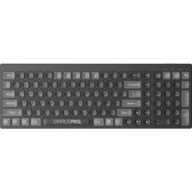 Клавіатура OfficePro SK985B Wireless/Bluetooth Black (SK985B)-12-зображення