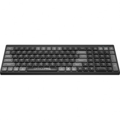 Клавіатура OfficePro SK985B Wireless/Bluetooth Black (SK985B)-16-зображення