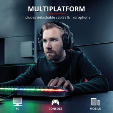 Гарнитура Trust GXT 414 Zamak Premium Multiplatform 3.5mm BLACK-15-изображение